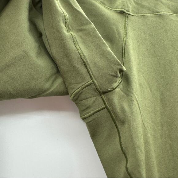 Offline by aerie Real Me‎ High Rise Olive Green 7/8 Ankle Leggings Sz L NEW - Picture 5 of 11